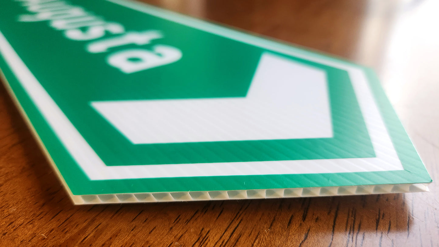 Australian Town /City Corflute Sign