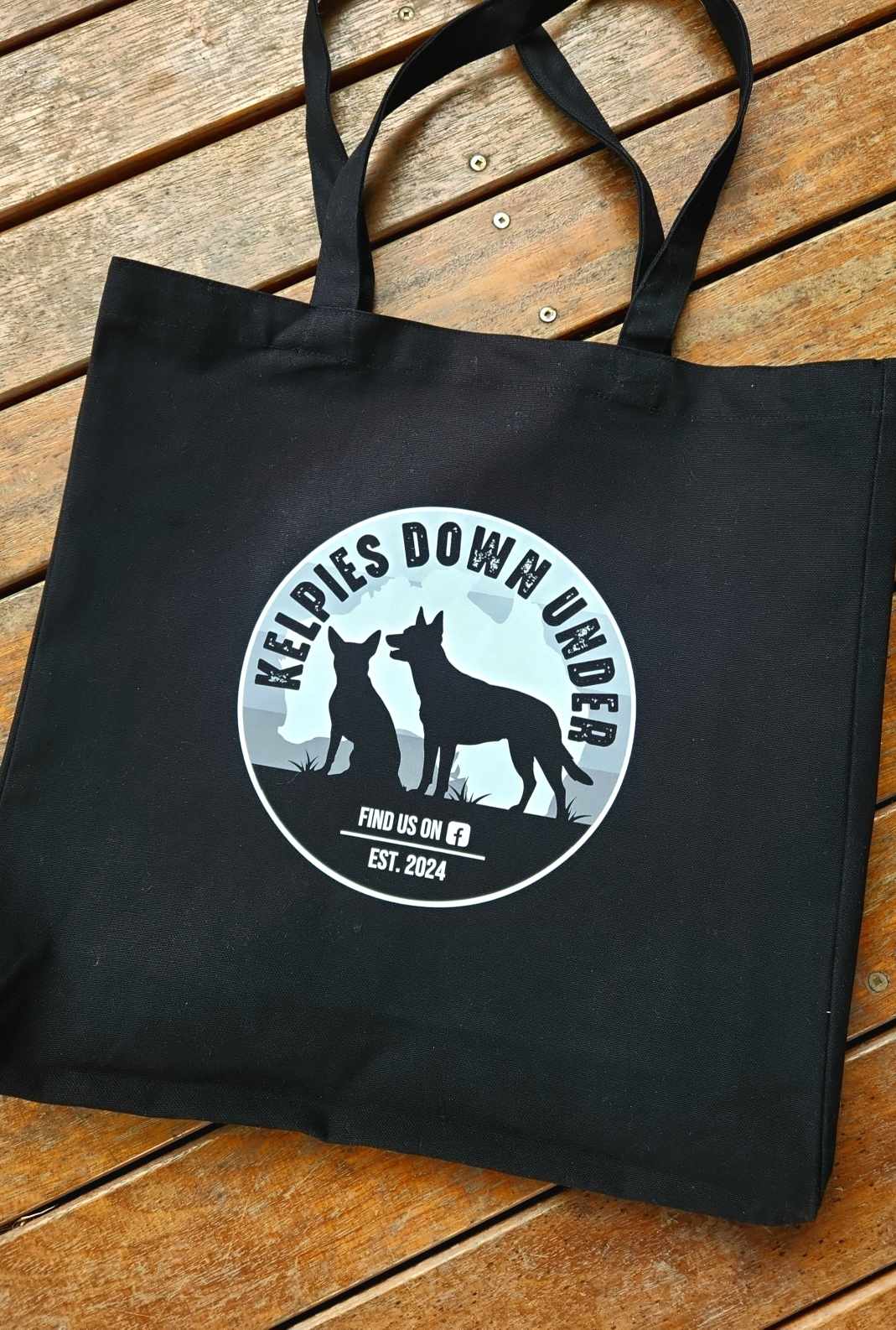 Kelpies Down Under (KDU) Heavy Duty Canvas Tote Bag