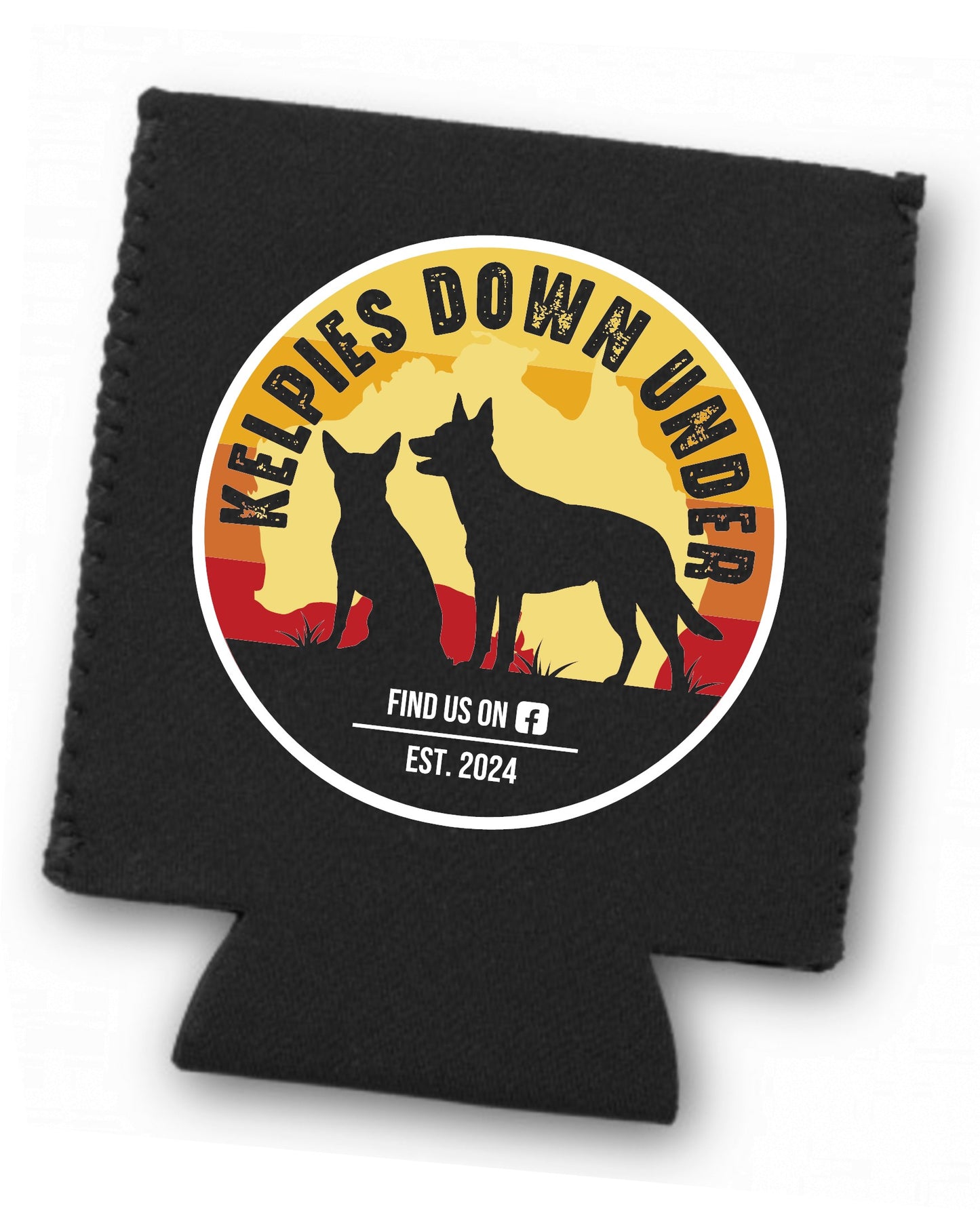 Kelpies Down Under (KDU) Foldable Stubby Holder