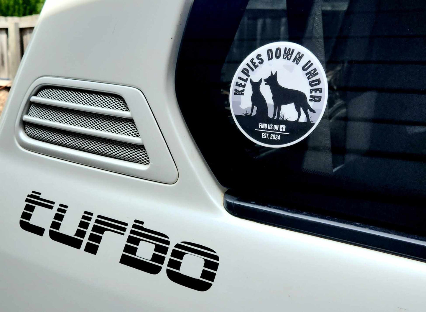 Kelpies Down Under (KDU) Printed UV Vinyl Sticker