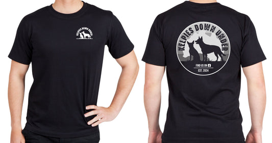 Kelpies Down Under (KDU) T-Shirt - Black