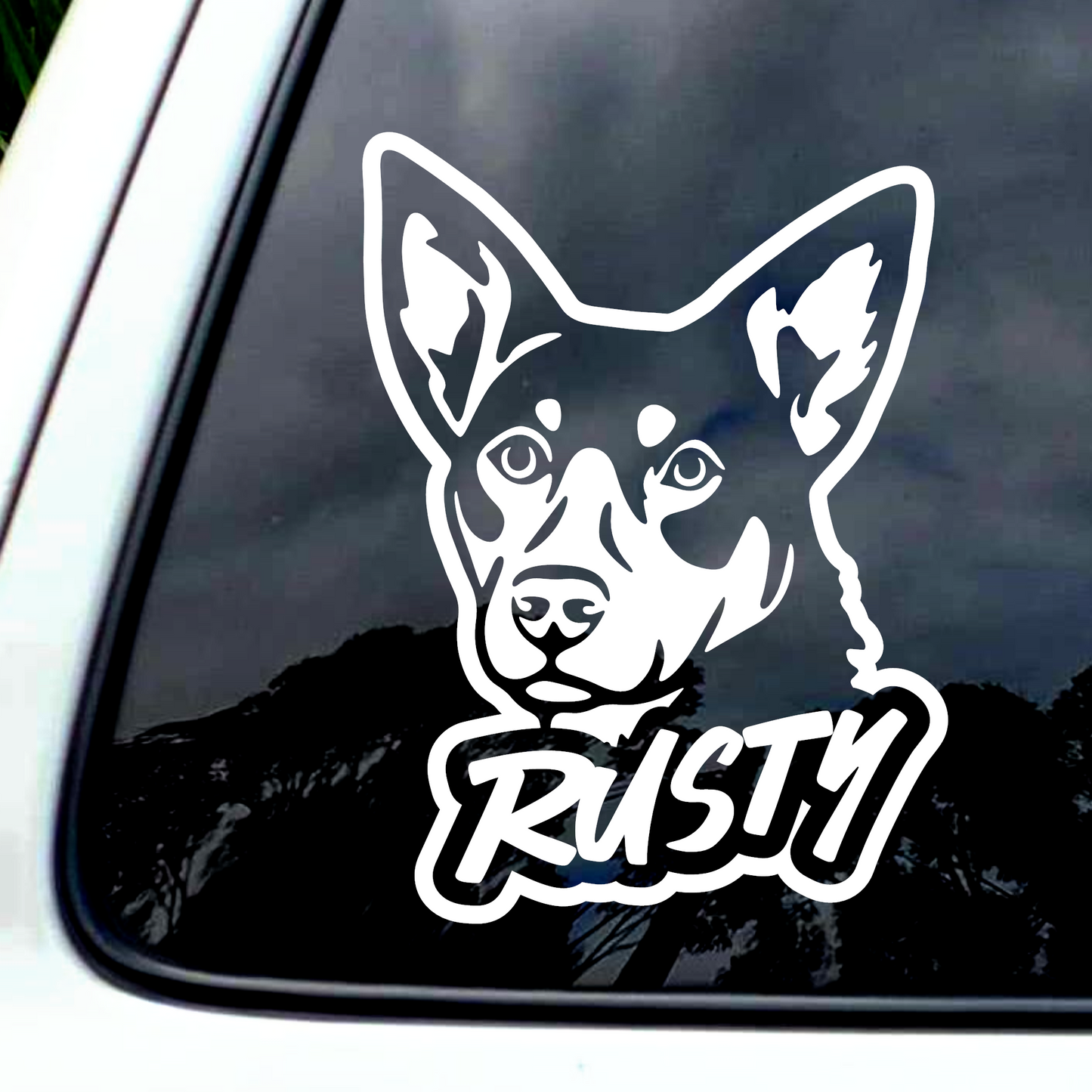 Custom Name Kelpie Decal